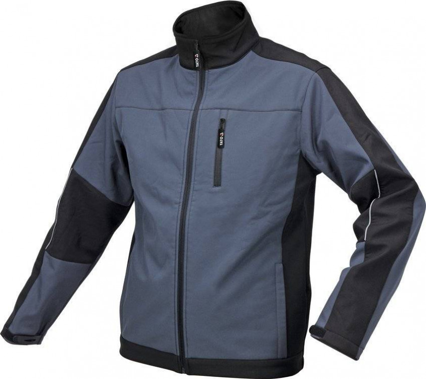 Куртка робоча SOFTSHELL YATO розмір XL, чорно-темно-сіра, 3 кишені, 96% поліестер та 4% спандекс-YT-79543