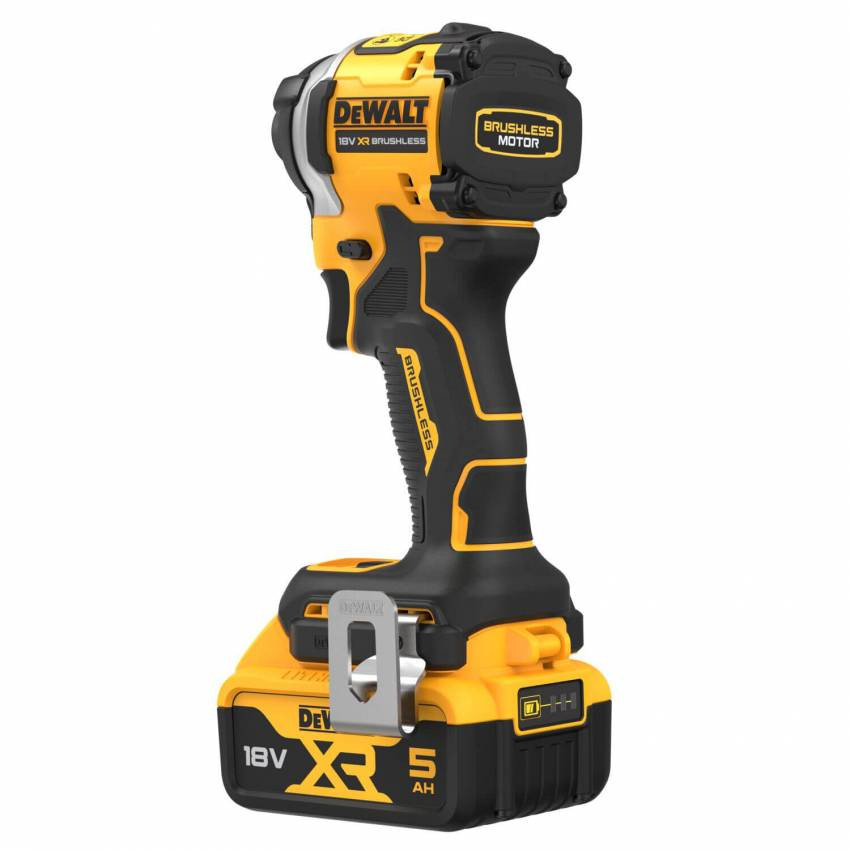 Шуруповерт акумуляторний ударний безщітковий DeWALT DCF850P2T-DCF850P2T