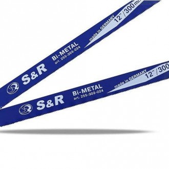 Набір пиляльних полотен Bi-Metal S&amp;R 300 мм, 4 шт.