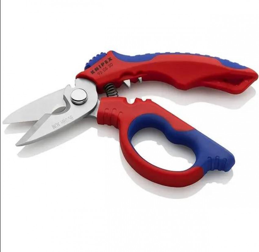 Ножиці електрика KNIPEX 95 05 20 SB, з подвійним гніздом для обжиму-95 05 20 SB