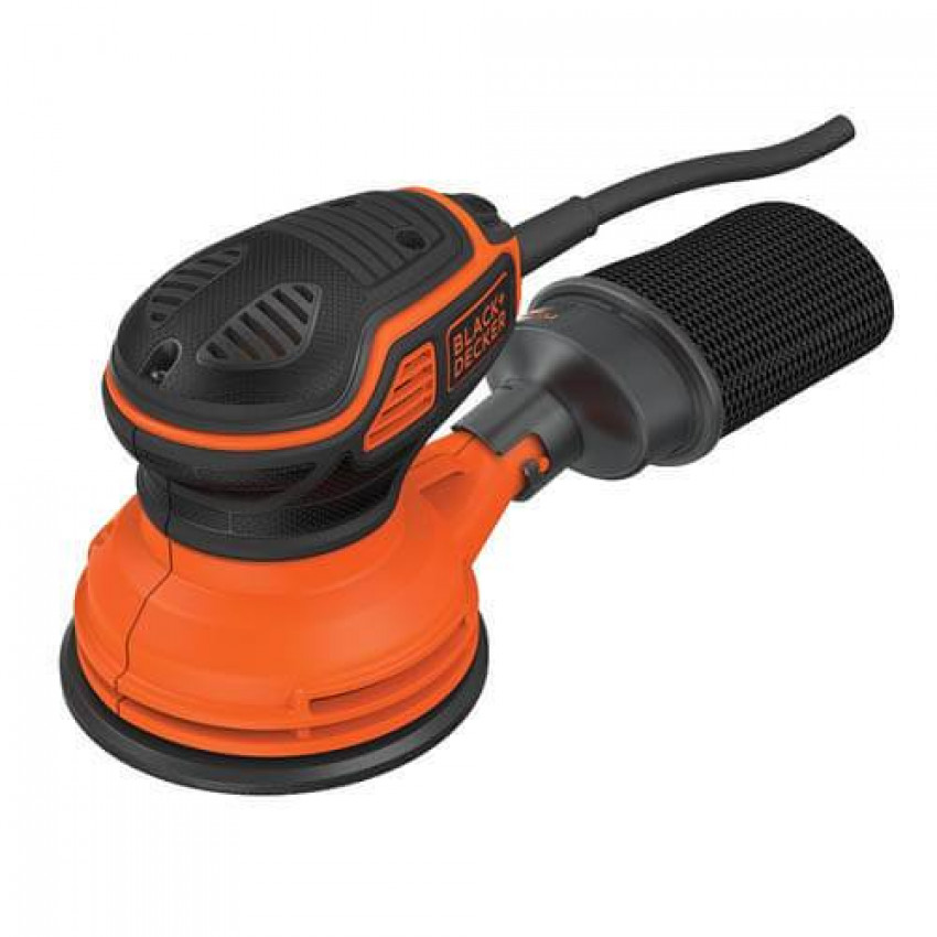 Шліфмашина ексцентрикова мережева BLACK DECKER KA199-KA199