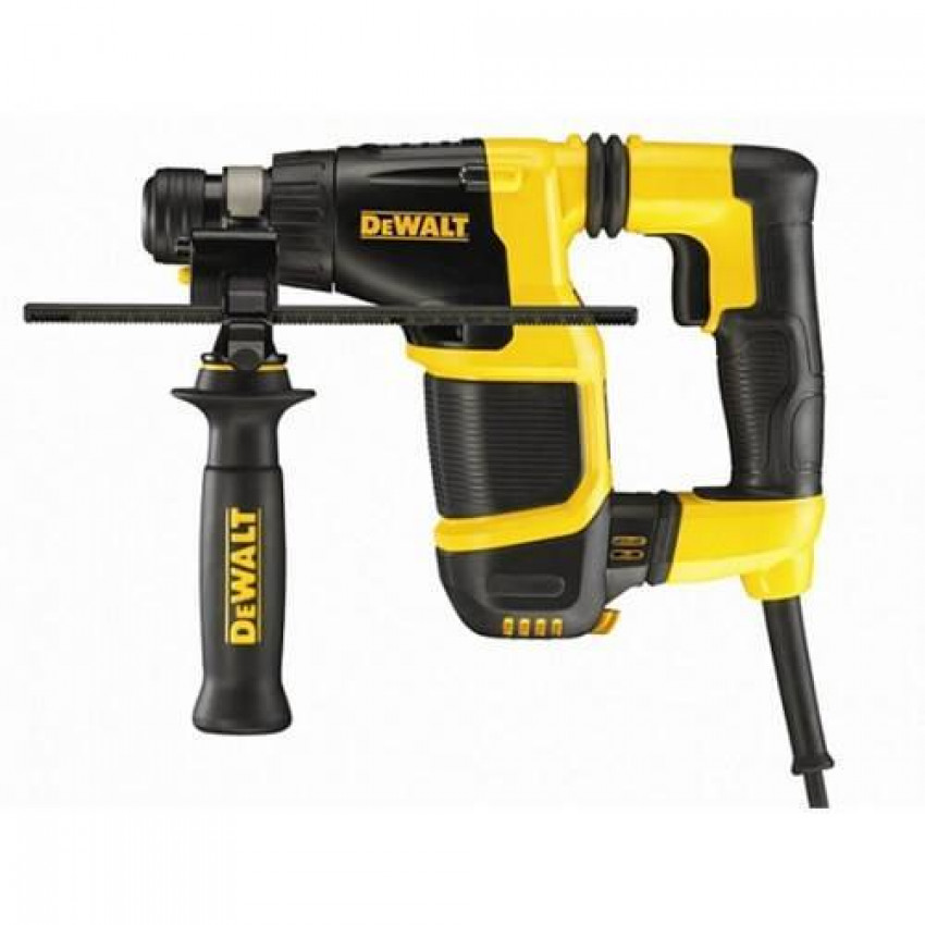 Перфоратор DeWALT, SDS-Plus, 650 Вт, 1,9 Дж (ERTA), 2-режимний, 2300 об/хв, 6200 об/хв, 2,6 кг, чемоданний набір дрилів-D25052KT