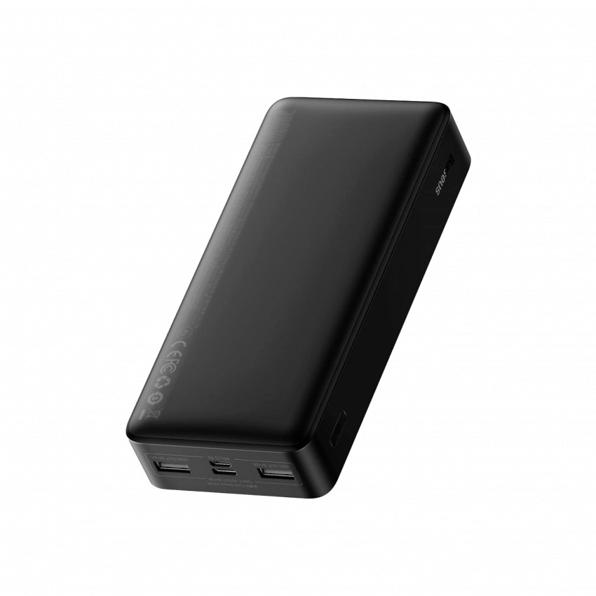 Зовнішній аккумулятор Baseus Bipow Digital Display 20000mAh 15W Чорний (PPBD050101)-