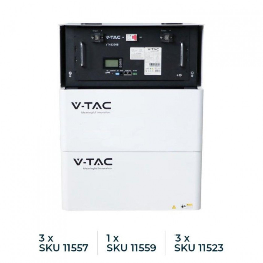 Акумуляторна батарея V-TAC 9.6kWh 48V 200Ah-V-TAC11523