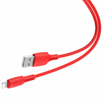 Кабель Baseus Colorful USB 2.0 to Lightning 2.4A 1.2M Червоний (CALDC-09)