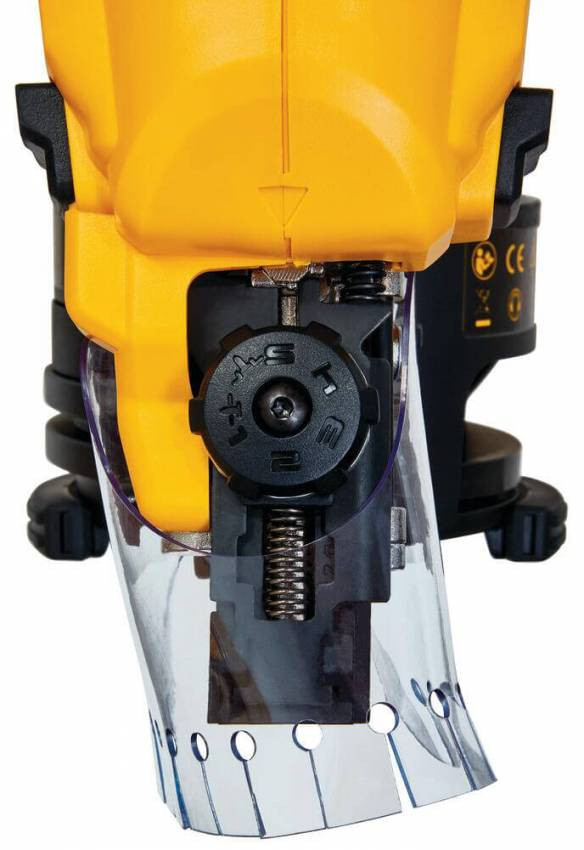 Пістолет цвяхів акумуляторний безщітковий DeWALT DCN45RNN 18В XR Li-Ion, безщітковий, барабанний, діаметр/довжина цвяха 3/19-45 мм, вага 3.85 кг, без акумуляторів, зарядного пристрою та валізи-DCN45RNN