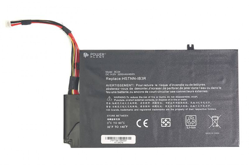 Акумулятор для ноутбука HP Envy TouchSmart 4 (EL04XL, HPTS40PB) 14.8V 3200mAh-NB460649