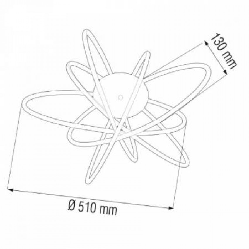 Світлодіодна люстра GENESIS 100W-019-036-0100-010