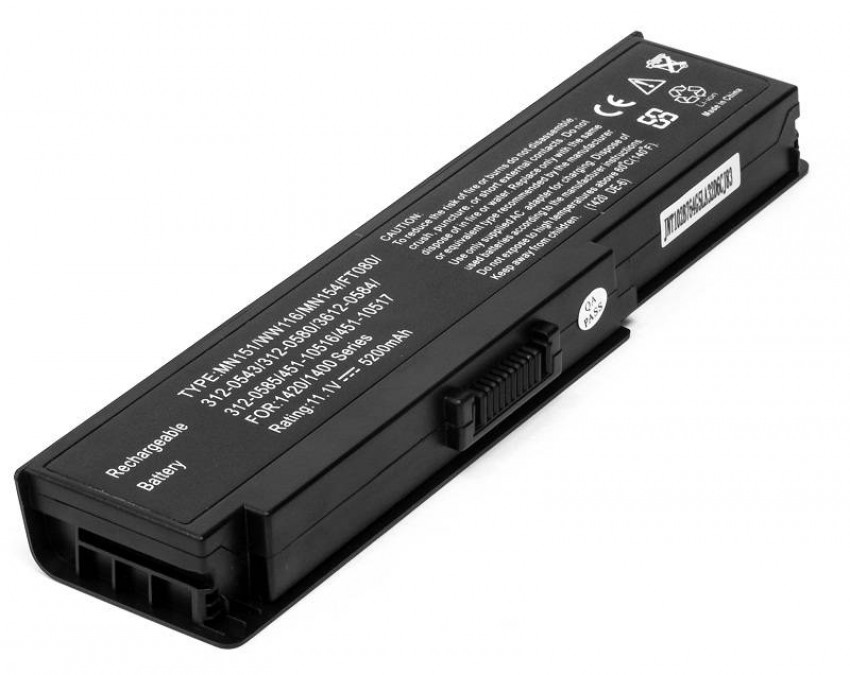 Акумулятор для ноутбуків DELL Inspiron 1400 (MN151 DE-1420-6) 11.1V 5200mAh-NB00000177