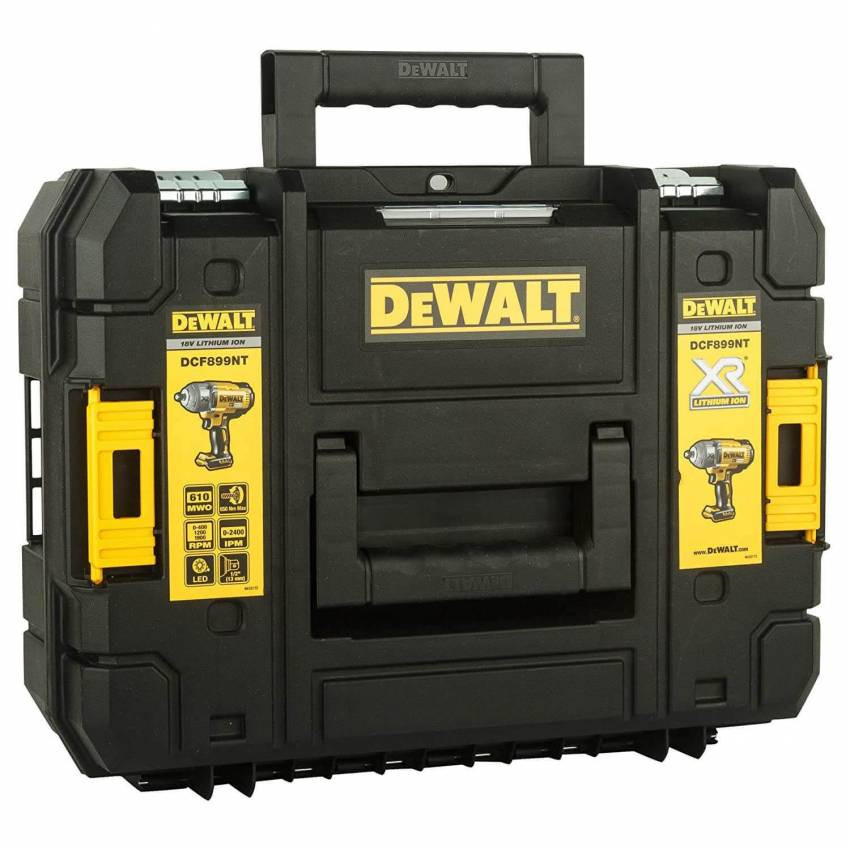 Акумуляторний гайковерт ударний DeWALT XR 18В,950 Нм,1/2, Li-Ion,2400 уд/хв,1900 об/хв, 3.3 кг, валіза TSTAK-DCF899NT