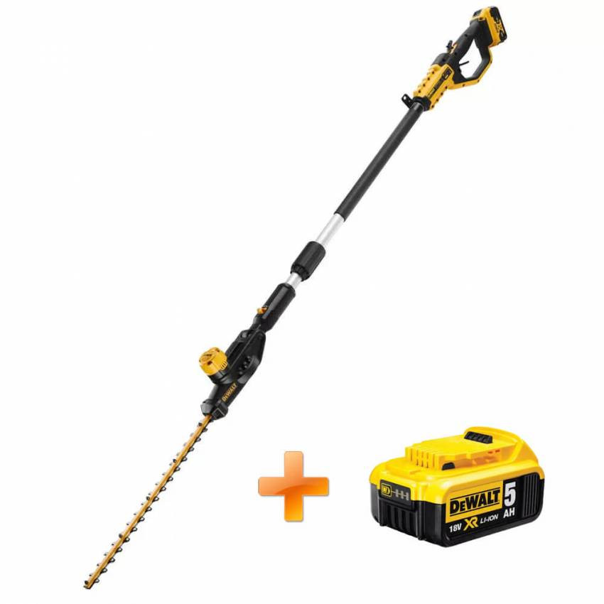 Кущоріз акумуляторний безщітковий DeWALT DCMPH566P1 DCB184-DCMPH566P1+DCB184