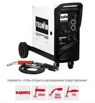 Зварювальний апарат Telwin MAXIMA 270 230V-[articul]