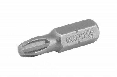 Насадки викруткові GRANITE РН3х25 мм S2 10 шт 10-03-251-[articul]