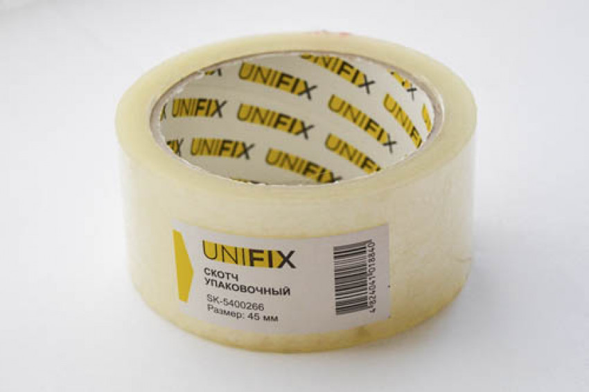 Стрічка клейка пакувальна 38мкм 45мм 200 SK-5400266 UNIFIX-SK-5400266