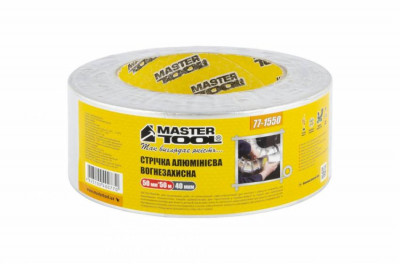 Скотч алюмінієвий MASTERTOOL 50 мм 50 м 77-1550-[articul]