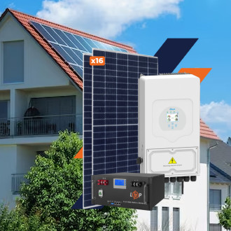 Комплект СЕС DEYE for LP 6 kW GRID 3Ф з АКБ 5,1 kW-[articul]