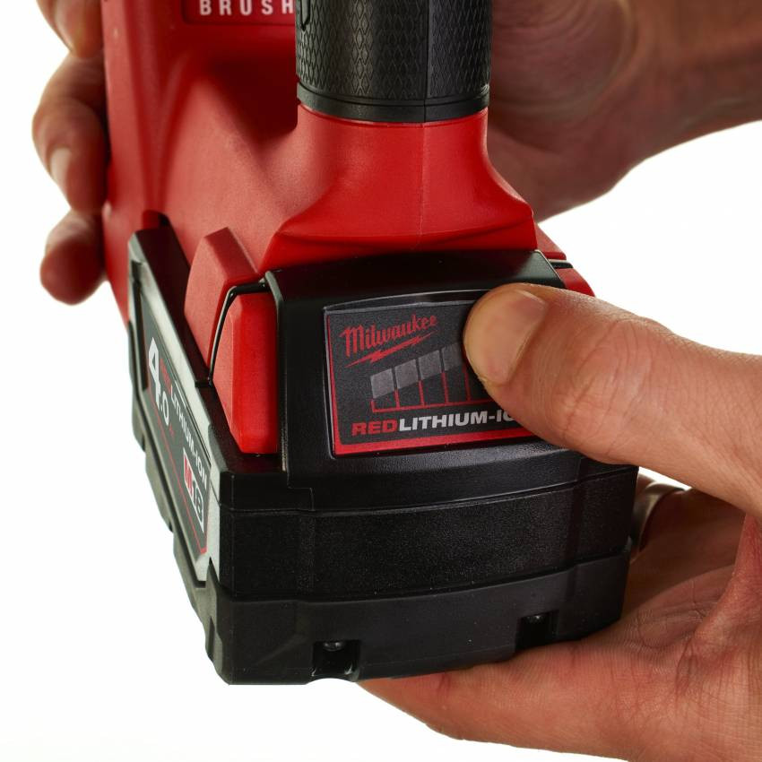 Перфоратор SDS-PLUS акумуляторний MILWAUKEE, M18 CHX-502Х, 2,5Дж (зарядний пристрій, 1 акум.Х 5Ач, HDкейс)-4933451381