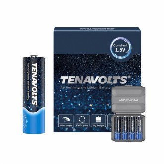 Літієвий Акумулятор TENAVOLTS AA 1850mAh 1.5 V 4шт./уп box.-[articul]