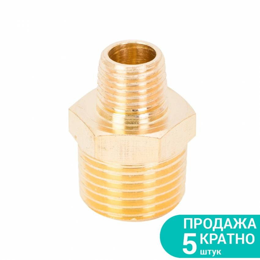 З'єднання 1/4" × 1/2" (латунь) Sigma (7025341)-7025341