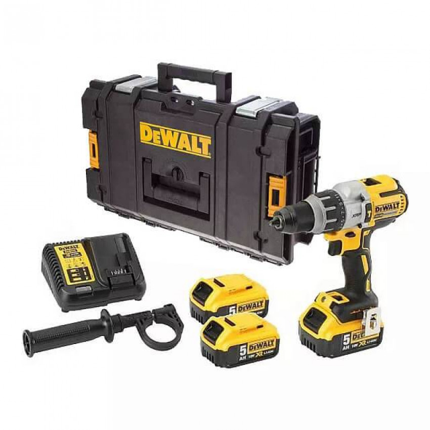 Дриль-шуруповерт акумуляторний безщітковий ударний DeWALT DCD996P3K-DCD996P3K