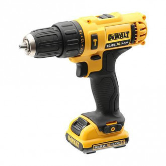 Дриль-шуруповерт ударний акумуляторний DeWALT DCD716D2 XR Li-Ion 10.8 В, 2 Ач, 30 Нм, 400-1500