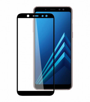 Захисне скло Full screen PowerPlant для Samsung Galaxy A6 (SM-A605) Black-[articul]