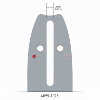 Напрямна шина Oregon 180SDEA095 18&quot; Паз 1.3 мм крок 3/8&quot;, 58за Double Guard SDE