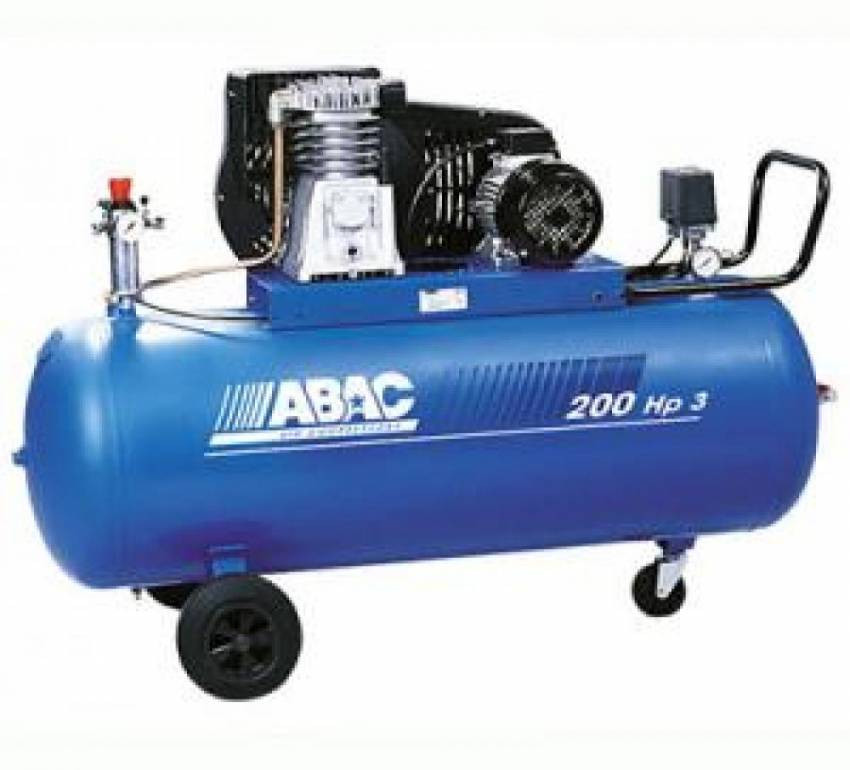 Компресор ABAC PRO B5900B 200 CT5.5, 200л, 653л/хв, 4кВт, 1400об/хв, 400В/50Гц, 11бар, 164кг-PRO B5900B 200 CT5.5