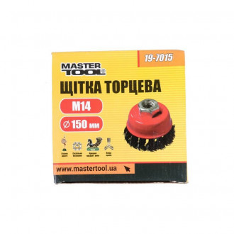 MasterTool Щітка торцева із плетеного дроту D150 М14, Арт.: 19-7015