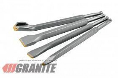 GRANITE Набір стамесок SDS-PLUS 4шт 14*250 мм з переможною напайкою GRANITE, Арт.: 1-41-250-[articul]