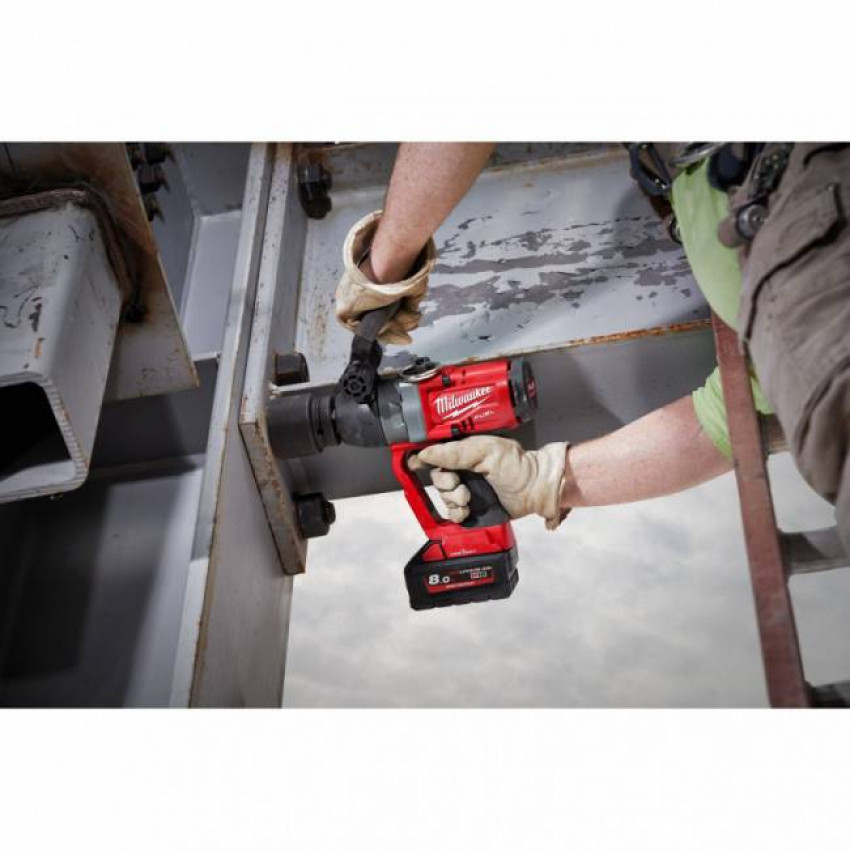 Гайковерт акумуляторний 1" MILWAUKEE, M18 ONEFHIWF1-802X, 2400Нм (зарядний пристрій, 2 акум.Х 8Ач, HDкейс)-4933459733