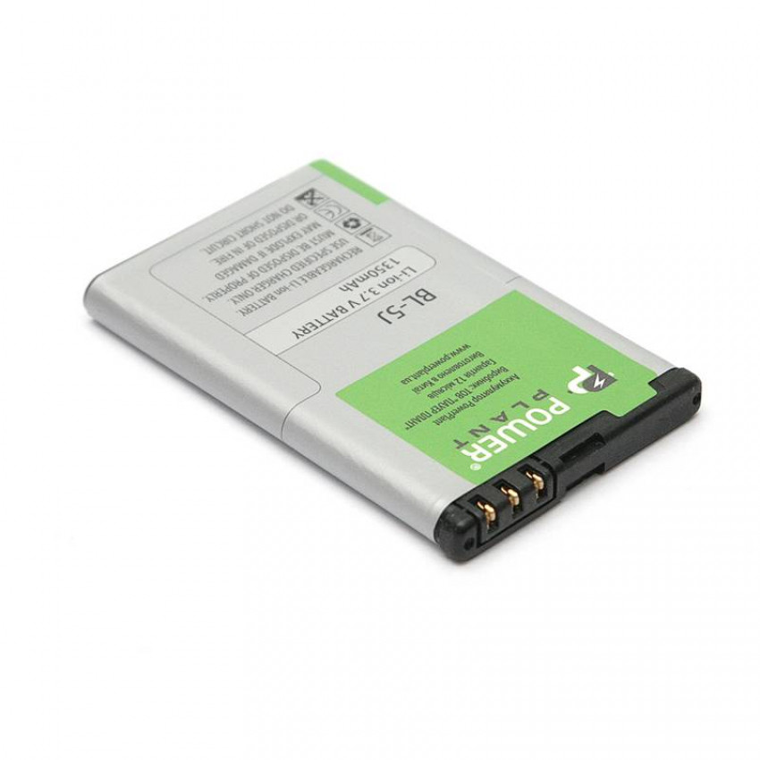 Акумулятор PowerPlant Nokia C3, 5228 (BL-5J) 1350mAh-DV00DV6049