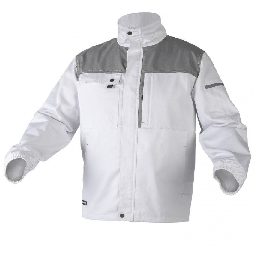 Робоча куртка SALM, біла HOEGERT 2XL HT5K361-2XL-HT5K361-2XL