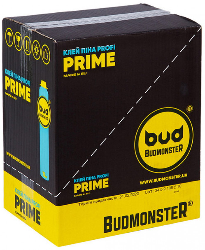 Клей-піна монтажна Profi Budmonster 900 гр/750 мл-BM--6039