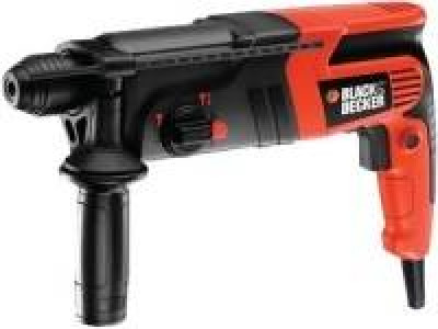 Перфоратор BLACK DECKER, SDS-Plus, 600 Вт, 1,6 Дж, 0-5100 уд/хв, валіза 3 бура.-[articul]