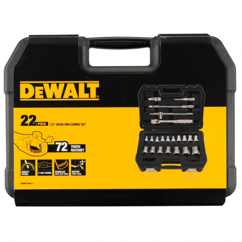 Набір головок 1/2, 22 предмети DeWALT DWMT19241-1-DWMT19241-1