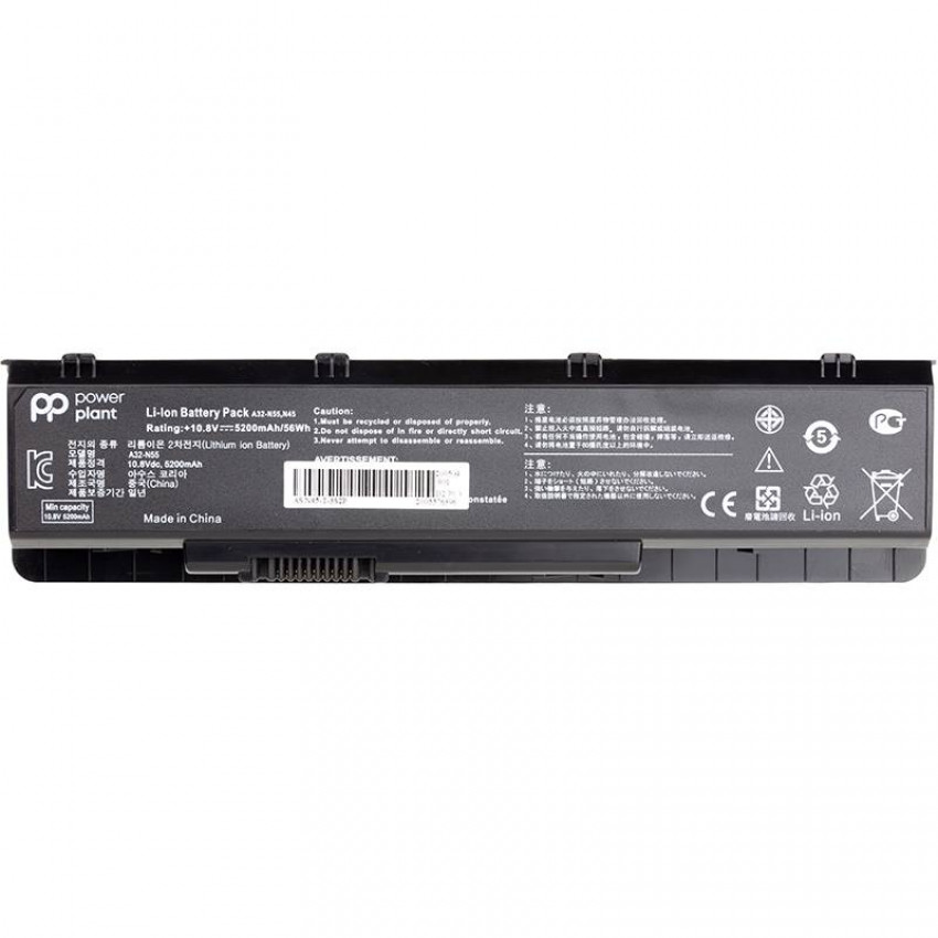 Акумулятор для ноутбука ASUS N55 Series (A32-N55) 10.8V 5200mAh (original)-NB431106