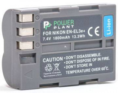 Акумулятор PowerPlant Nikon EN-EL3e 1800mAh-[articul]