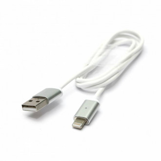 Кабель PowerPlant Magnetic USB 2.0 AM - Lightning (iPhone 5, 5S, 6), 1м-[articul]