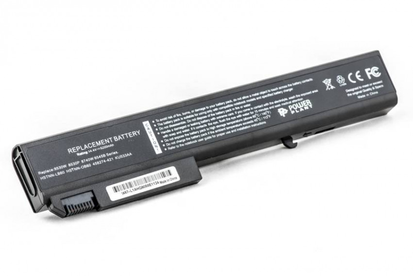 Акумулятор PowerPlant для ноутбуків HP EliteBook 8530 (HSTNN-LB60, H8530) 14.4V 5200mAh-NB00000127