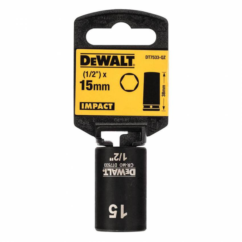 Головка торцева коротка ударна IMPACT DeWALT DT7533-DT7533