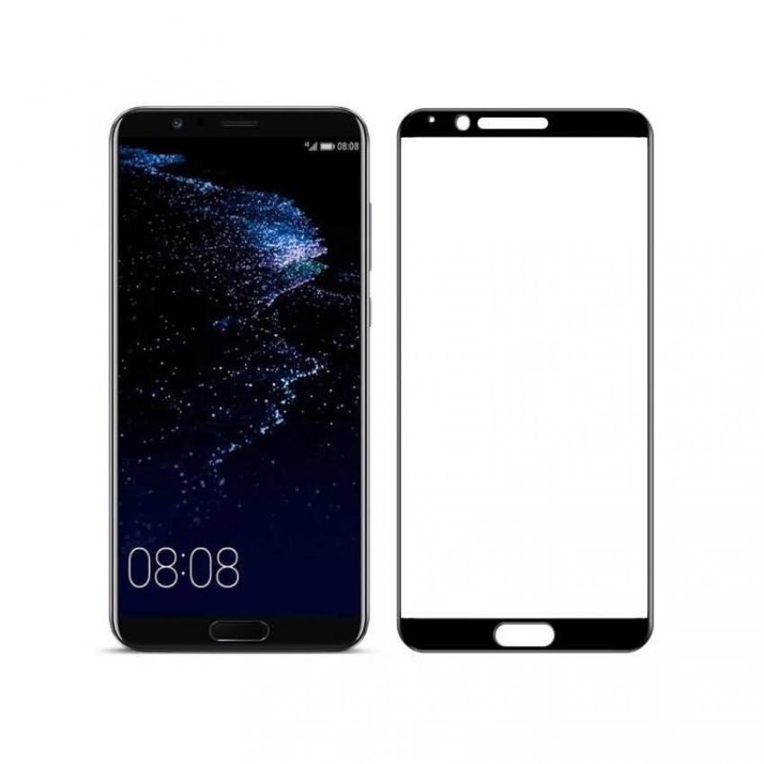 Захисне скло Full screen PowerPlant для Huawei Honor View 10 (V10) Black-GL605033