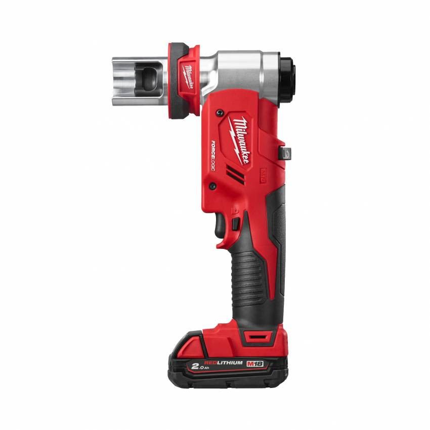 Акумуляторний гідравлічний пробійник MILWAUKEE M18 HKP-201CA ( зарядний пристрій, 1 акум.X M18 B2 (2Ач)-4933451204