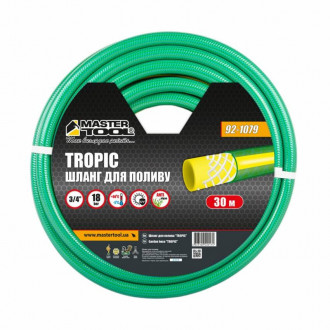 Шланг для поливу MASTERTOOL &quot;TROPIC&quot; 3/4&quot; 30 м зелений 92-1079