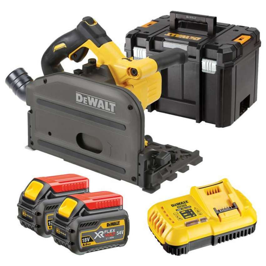 Пила дискова занурювальна акумуляторна DeWALT DCS520T2-DCS520T2