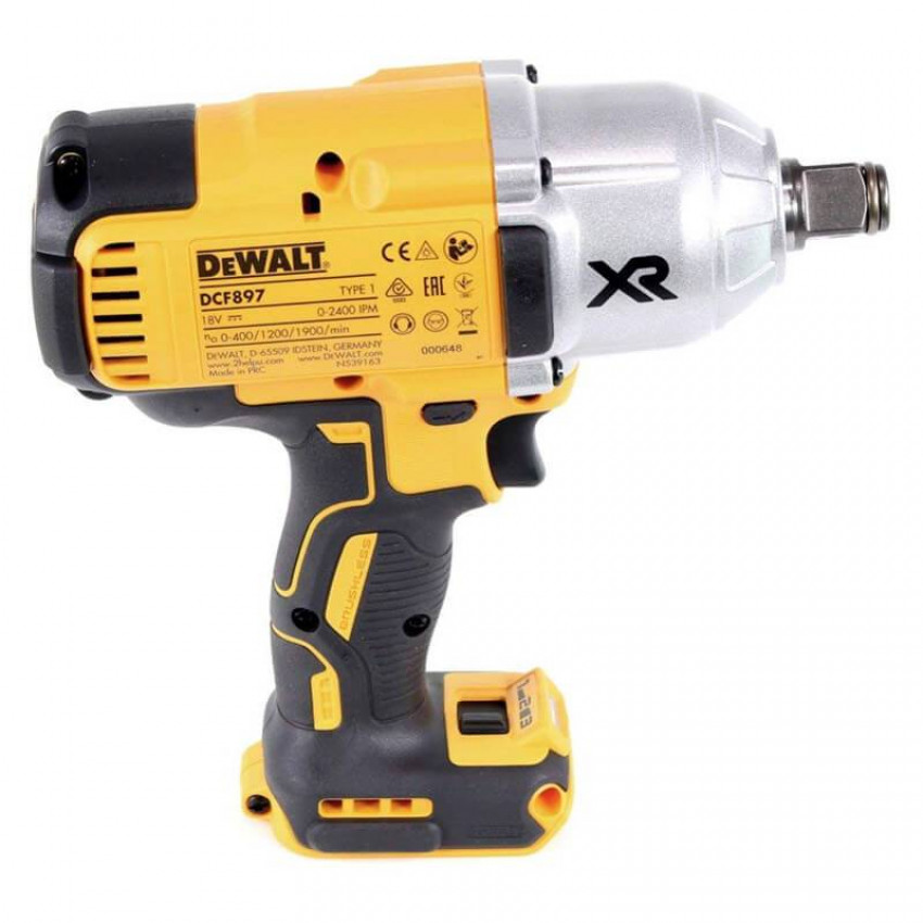 Гайковерт ударний акумуляторний безщітковий DeWALT DCF897NT+DCB184-DCF897NT+DCB184