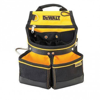 Поясна сумка з двома кишенями під кріплення та скобою для молотка DeWALT DWST1-75650