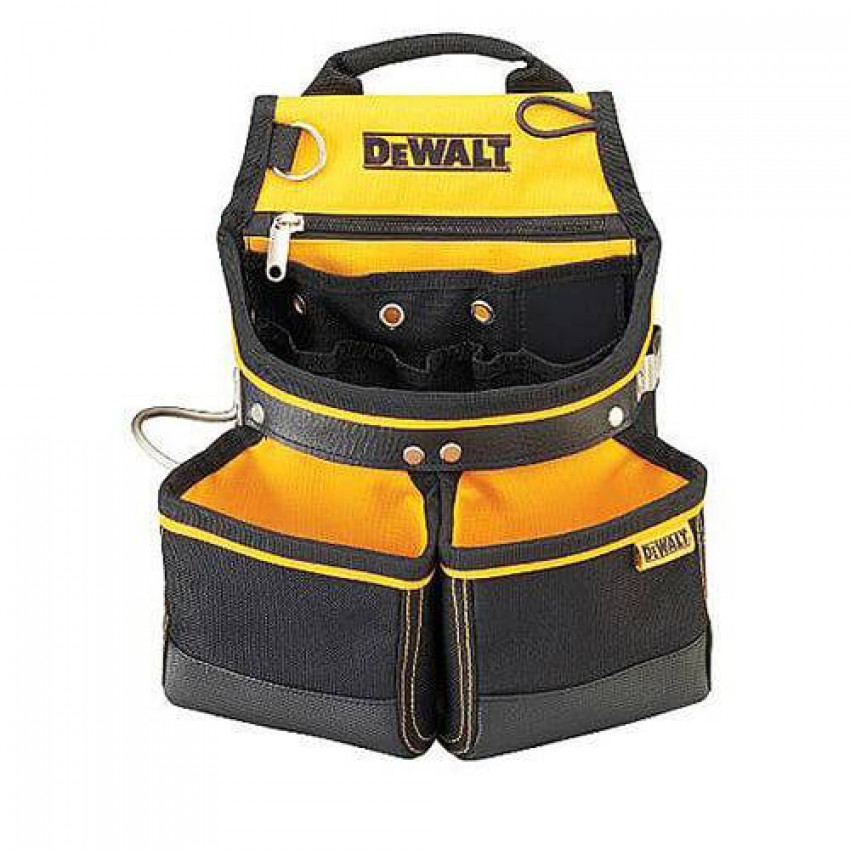 Поясна сумка з двома кишенями під кріплення та скобою для молотка DeWALT DWST1-75650-DWST1-75650