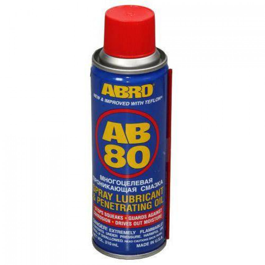 ABRO Проникне мастило AB 80 sm (210 мл)-AB 80 sm (12) 