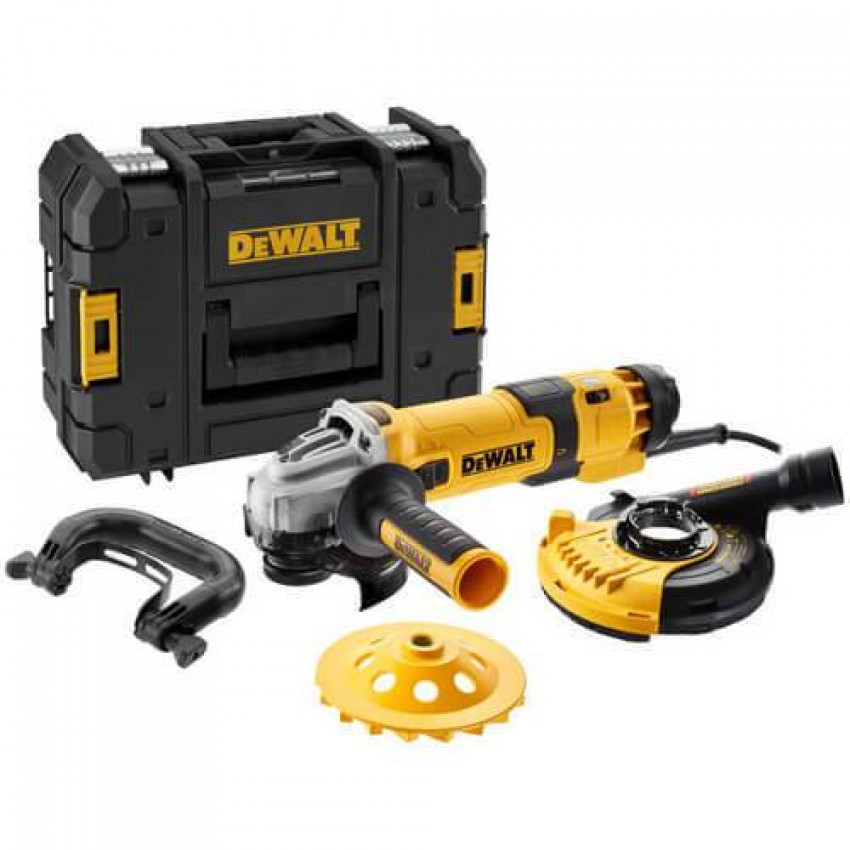 Шліфмашина кутова - болгарка мережева DeWALT DWE4257KT-DWE4257KT